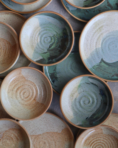 glaze a dinner set with me